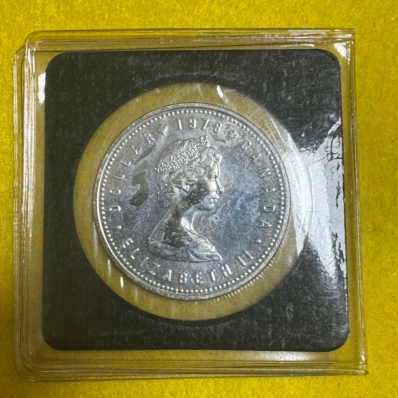 1978年 カナダ 1ドル銀貨 コモンウェルスゲームズ プルーフ 記念