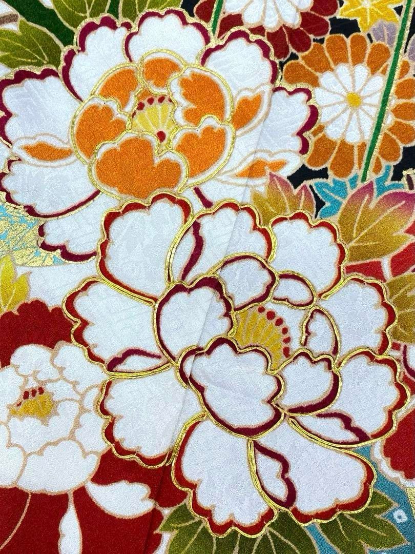 振袖 豪華 金駒 金彩 紋意匠 身丈172cm 撥水加工済 - メルカリ