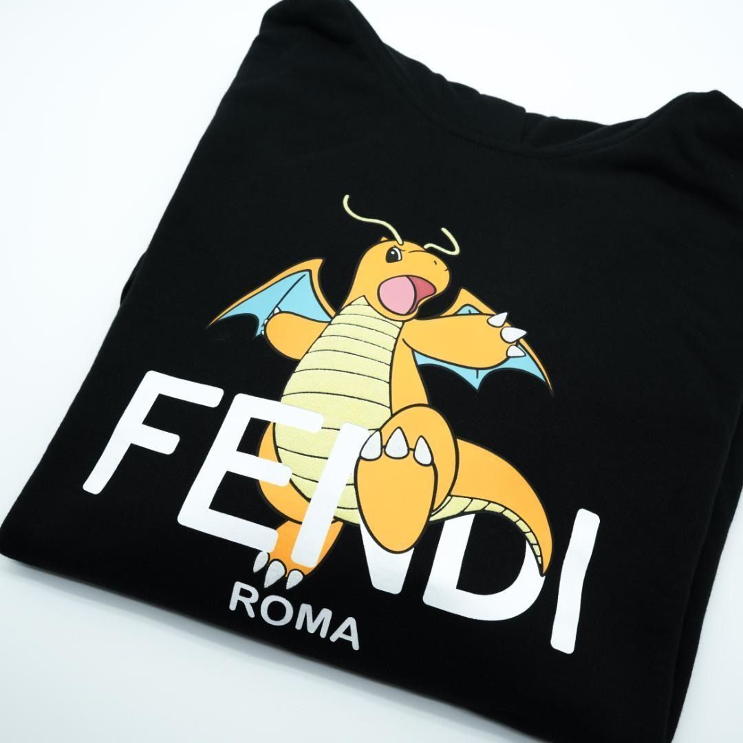 フェンディ fendi フラグメント　ポケモン　コラボ　XS パーカー FENDI Fragment pokemon カイリュー ポケモン パーカー フェンディ