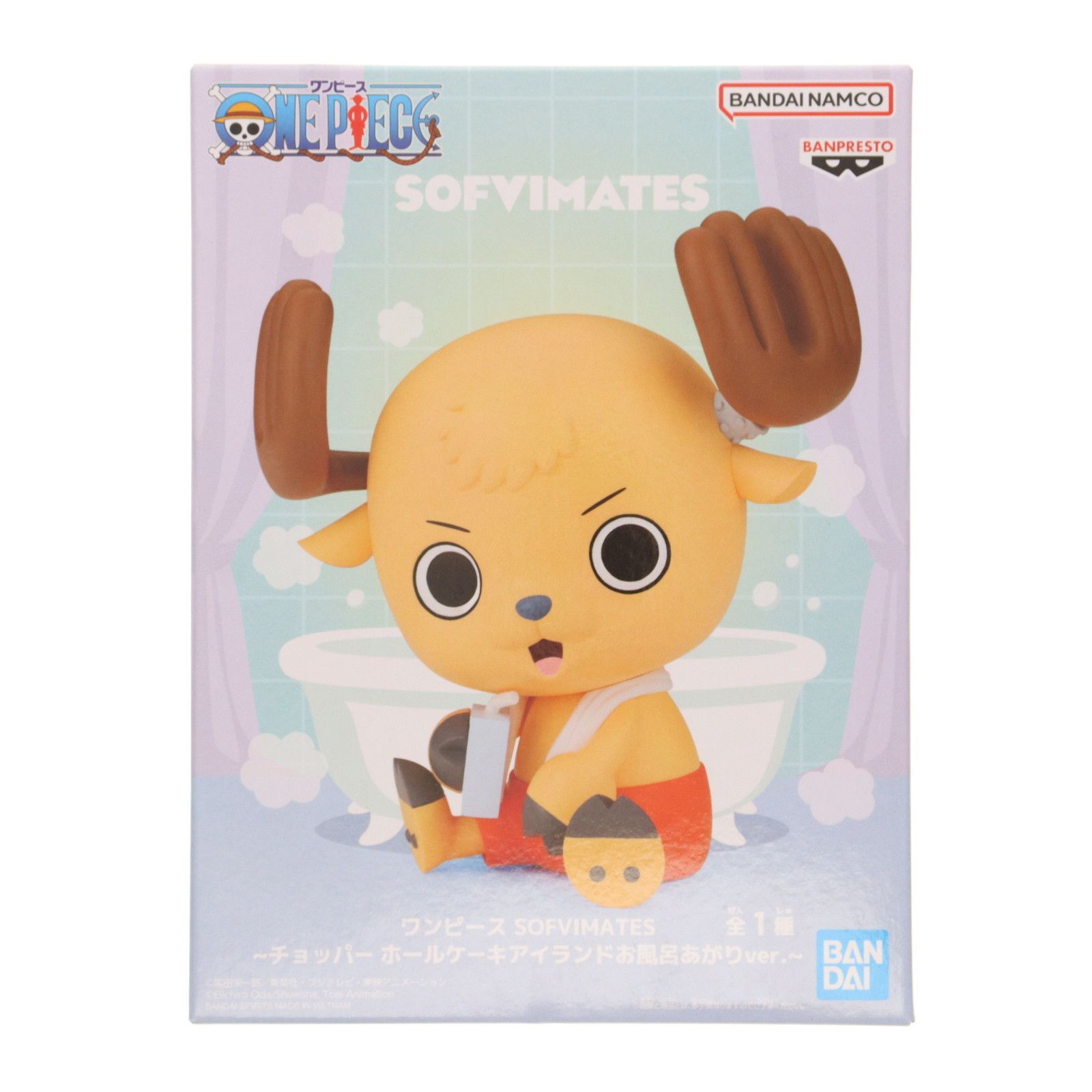 SOFVIMATES チョッパー　ホールケーキアイランドお風呂上がりver 8体 SOFVIMATES チョッパー ホールケーキアイランドお風呂上がりver