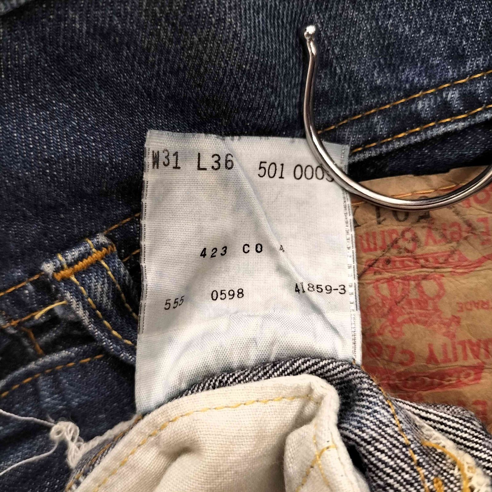 リーバイス Levis 98年5月製 USA製 501XX 復刻 501-0003 555刻印 バレンシア工場 ボタンフライデニム メンズ W31  L36 - メルカリ