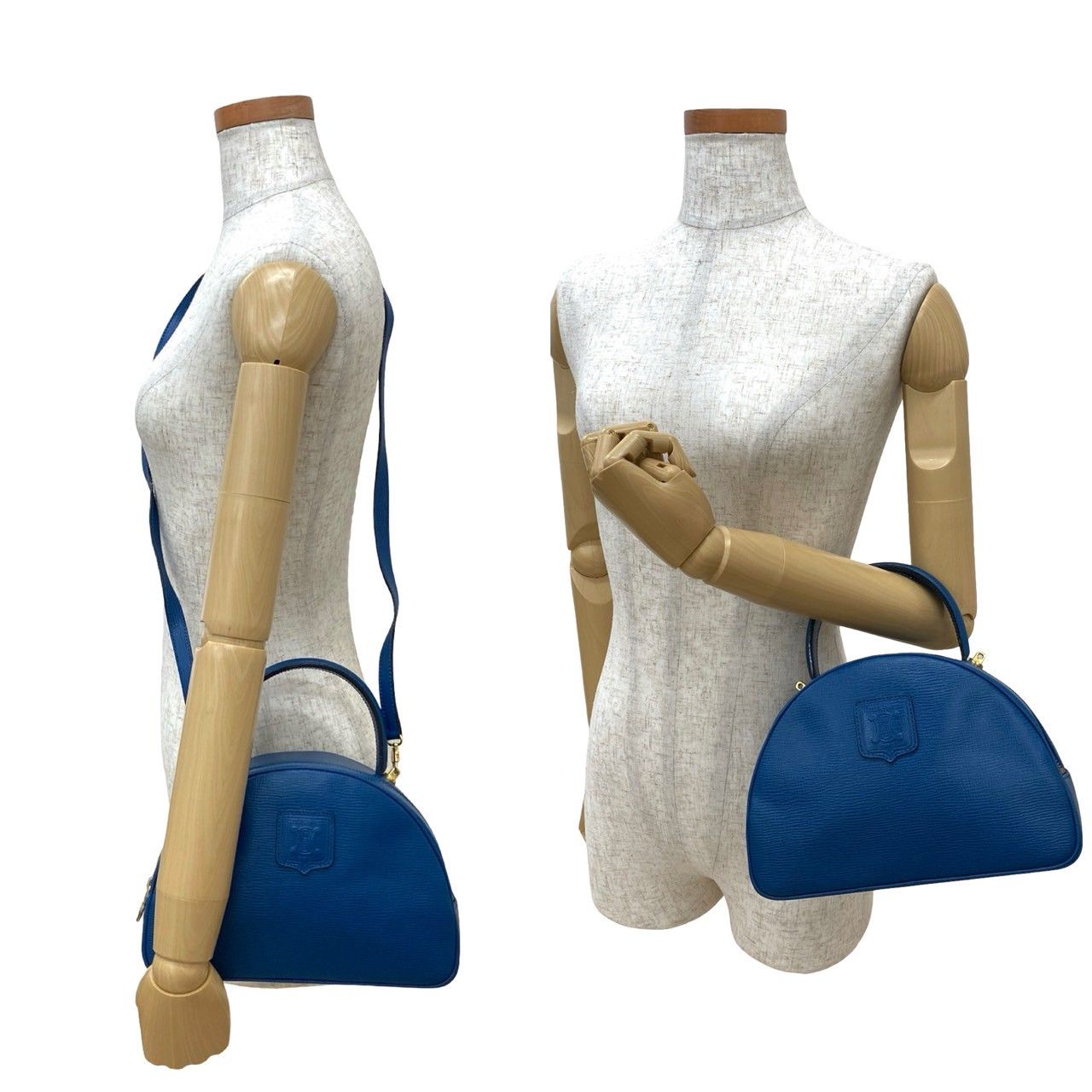 未使用保管品 袋付 CELINE セリーヌ トリオンフ ロゴ レザー 本