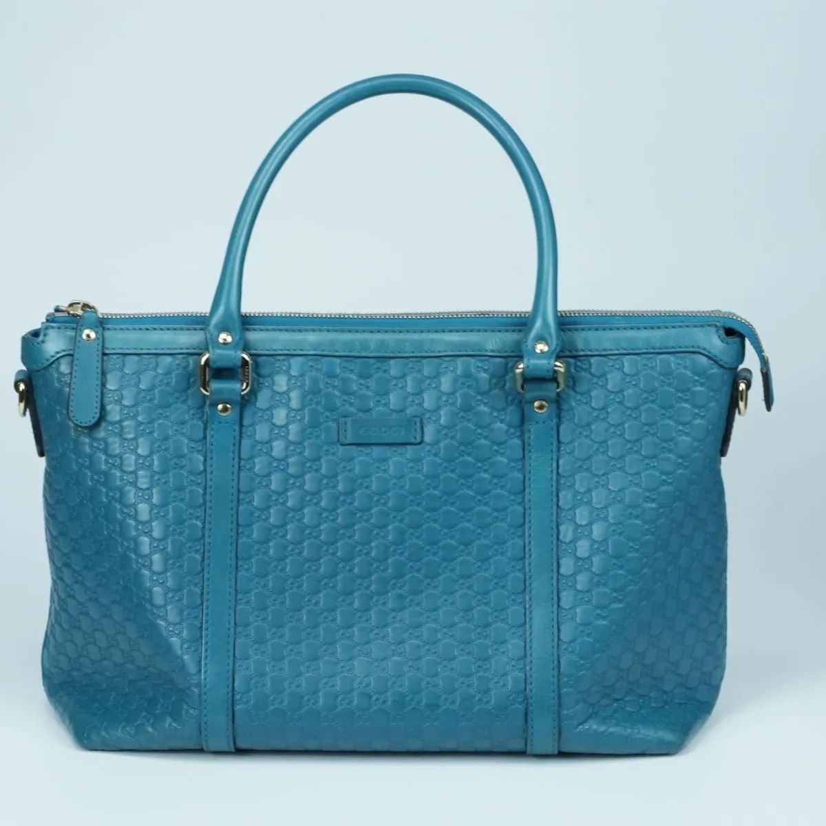 美品】GUCCI グッチ トートバッグ マイクロシマ GG柄 レザー