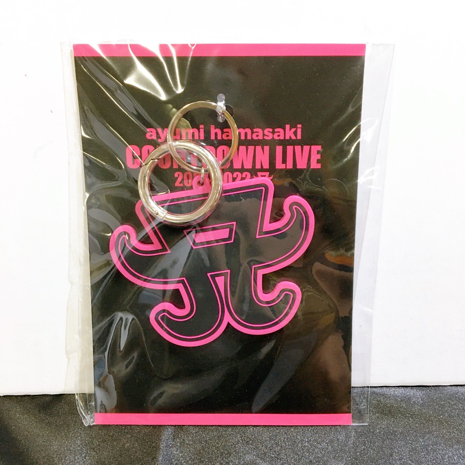 浜崎あゆみ　Aマーク　ラバーキーホルダー　(新品ですが少々難ありです) ayumi hamasaki 25th Anniversary special collaboration Goods