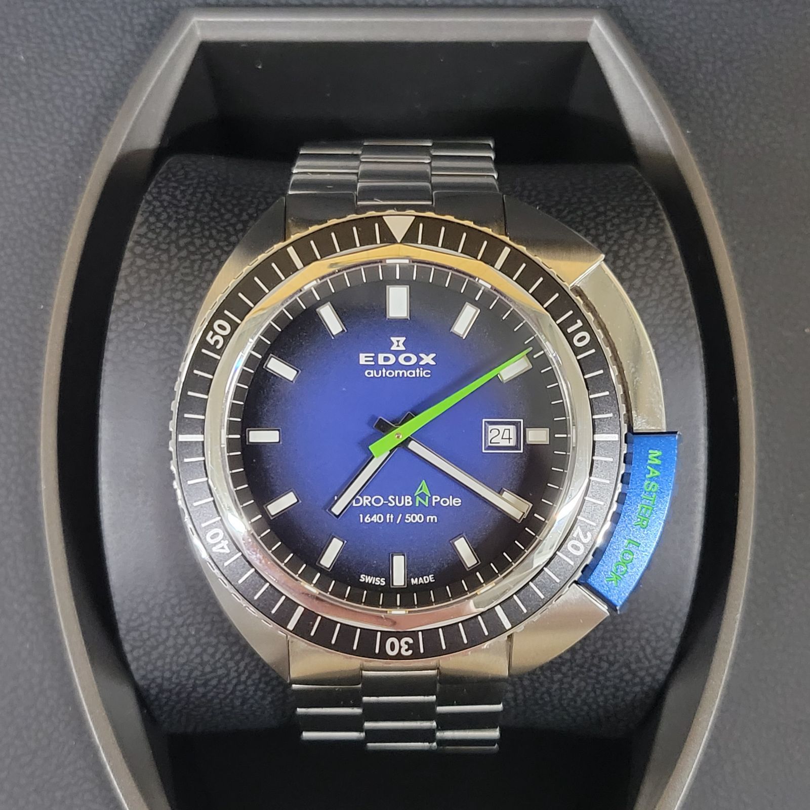 や☆稼働品☆EDOX エドックス AUTOMATIC KING STAR キングスター 2つ星  