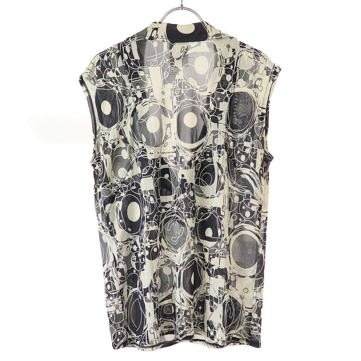 【極上美品】CHANEL/シャネル　スパンコールノースリーブトップスブラック CHANEL - CHANEL シャネル No.5 ロゴ ビーズ スパンコール