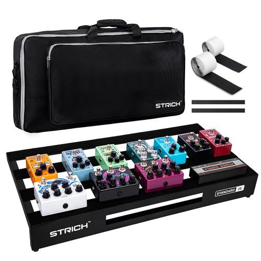 STRICHギターペダルボードアルミ合金製1.47KG軽量ペダルボード72x35CM