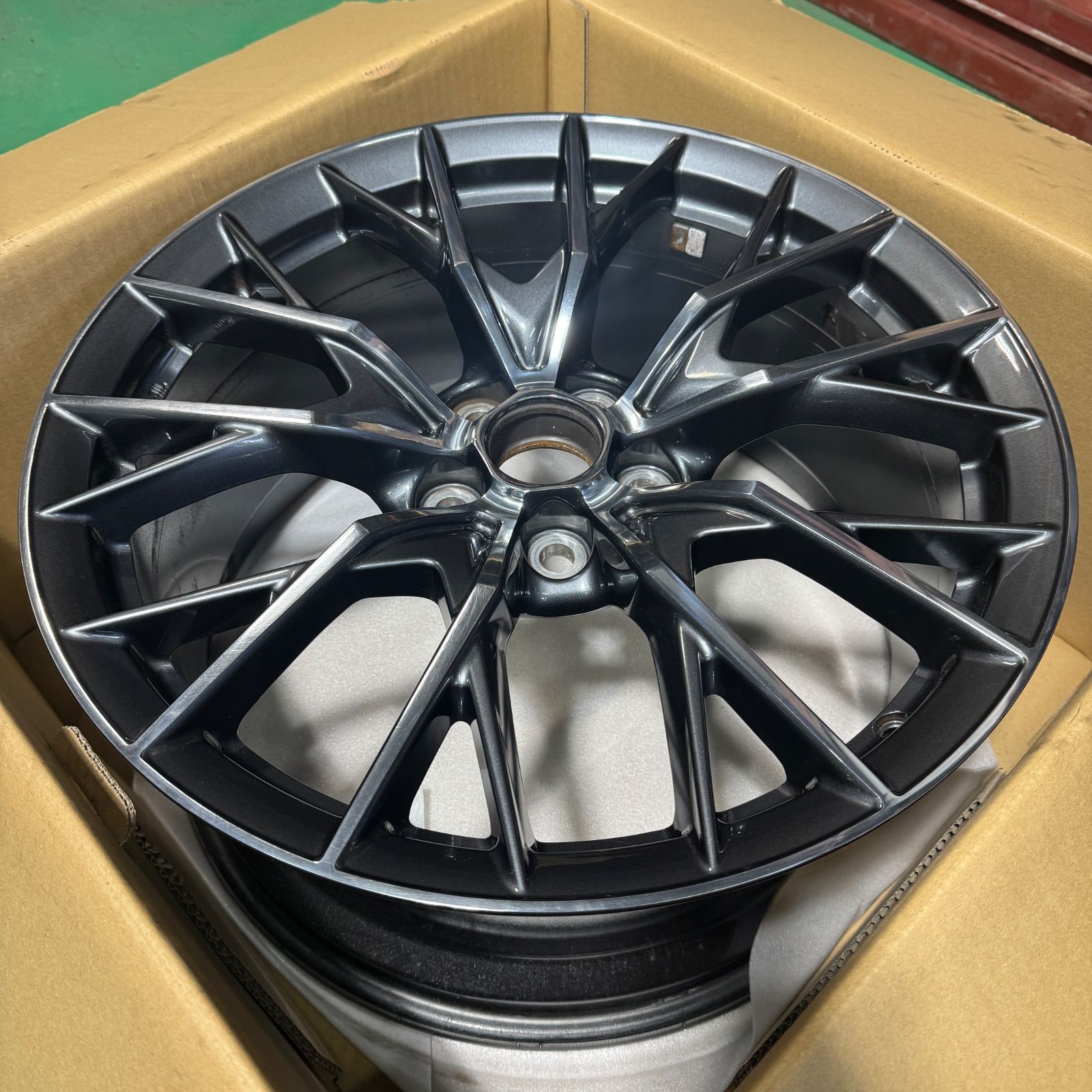 なかさん レクサス GSF 純正 19インチ 9J +50 1本 フロント 希少 純正 レクサス GS-F 純正 19インチ 9j +50