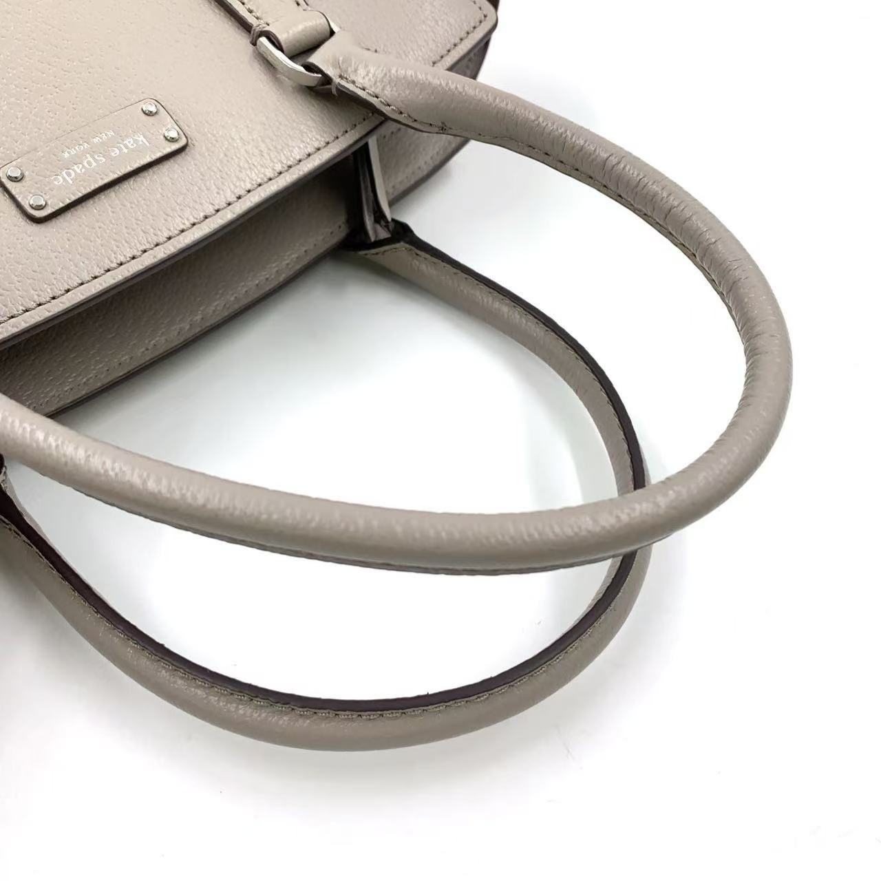 kate spade 2WAY ショルダーバッグ レザー グレー ハンドバッグ kate spade 2WAY ショルダーバッグ レザー グレー ハンドバッグ