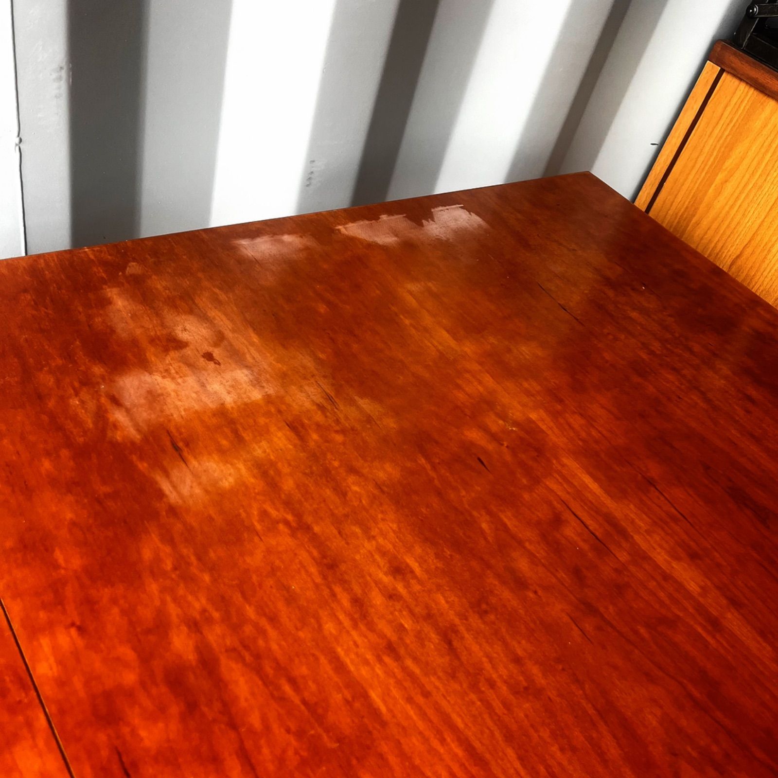 取付無料！北欧デンマーク スコビー 天然木アンティーク伸長ダイニングテーブル✨ 取付無料！北欧デンマーク スコビー 天然木アンティーク伸長