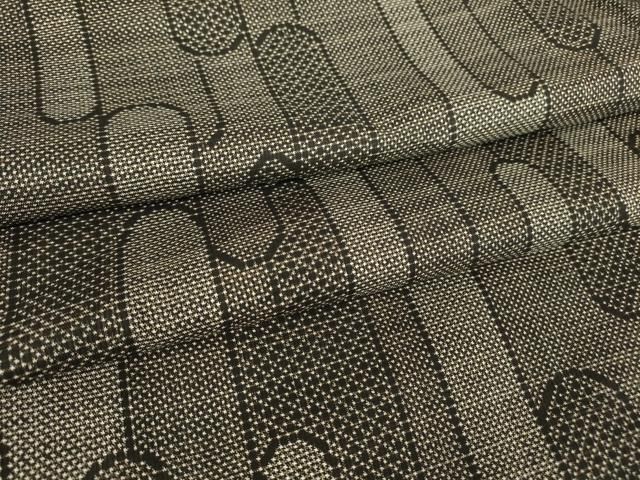 平和屋着物▽本場大島紬 単衣 7マルキ 変わり縞 正絹 逸品 DAAV5647az 平和