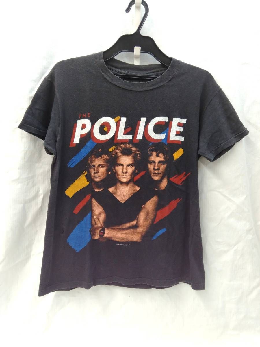 [80s] POLICE SYNCHRONICITY 1983 PHOTO TEE TOUCH OF GOLD ポリス シンクロニシティ バンド Tシャツ M ヴィンテージ 古着 