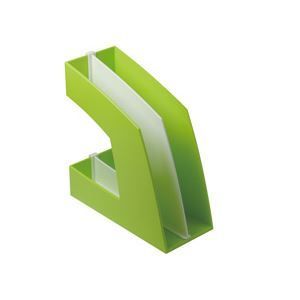 まとめ ファイルボックス 仕切り付 A4タテ グリーン 10個