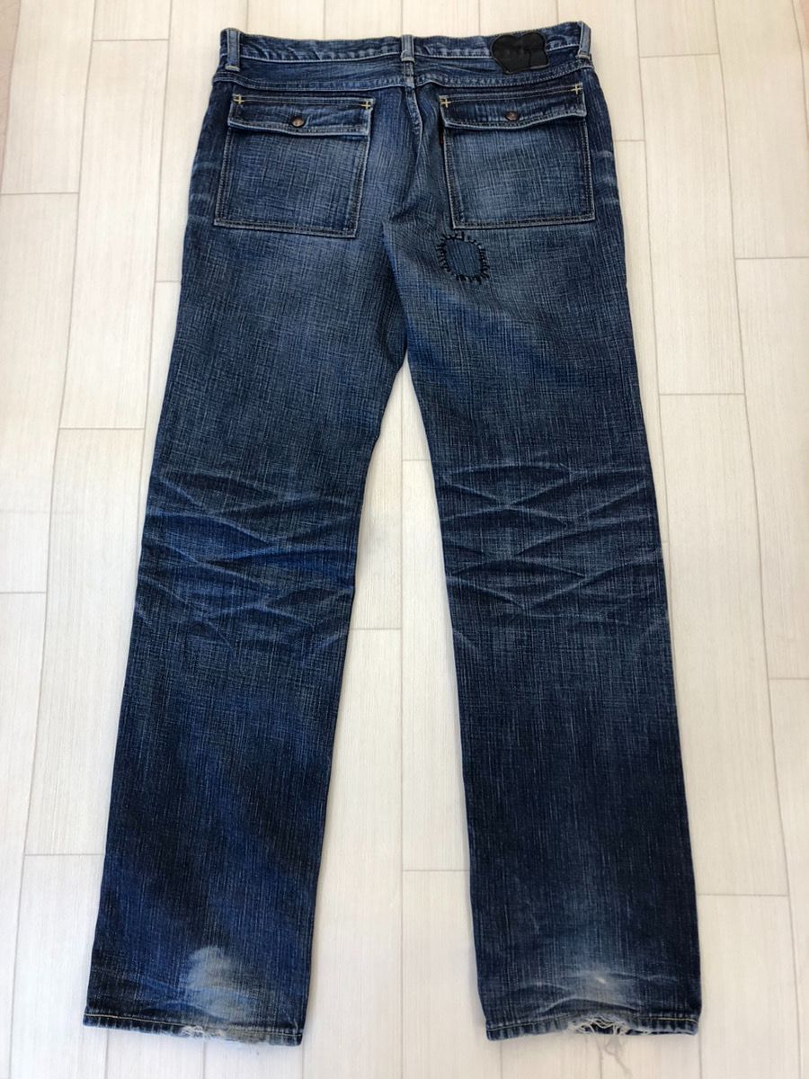 NUMBER (N)INE ナンバーナイン デニムパンツ ブッシュパンツ リペア 
