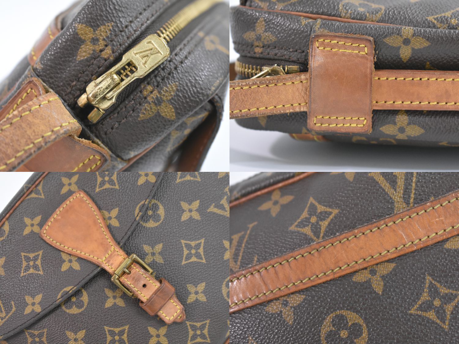 本物 ルイヴィトン LOUIS VUITTON LV ジュヌフィーユ モノグラム ショルダーバッグ ポシェット ブラウン M51226 Jeune  Fille ビトン バッグ ジェンダーレス ジェンダーフリー 中古 【フォロー割】