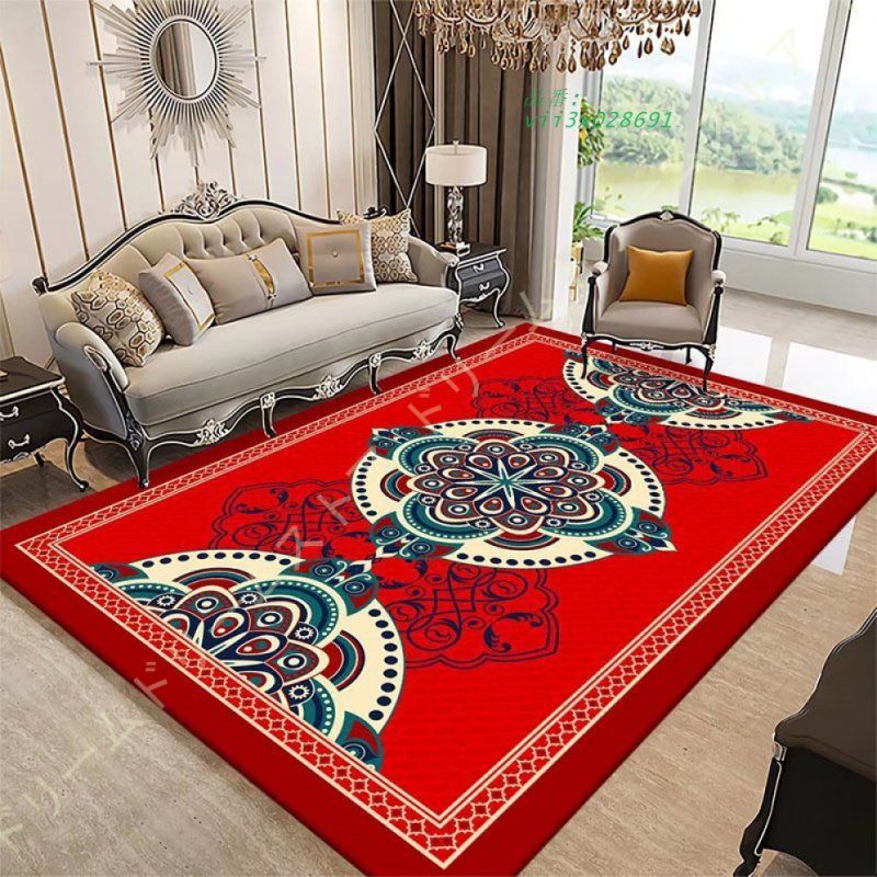 玄関マット 屋外 室内 おしゃれ 北欧 泥落とし 洗える かわいい 風水 大判 50×80cm 60×90cm 無地 滑り止め付き 泥除け 砂落とし  業務用 家庭用 丸洗い ドアマット 店舗 飲食店 オフィス 事務所 大きい 吸水 送料無料 - 【Confis】- プレゼント＆ギフトのギフトモール 玄関マット室内 屋内 げんかんまっと 80*100cm 中華風 おしゃれドアマット 泥落としマット滑り止め 洗える 耐磨耗性 抗菌防