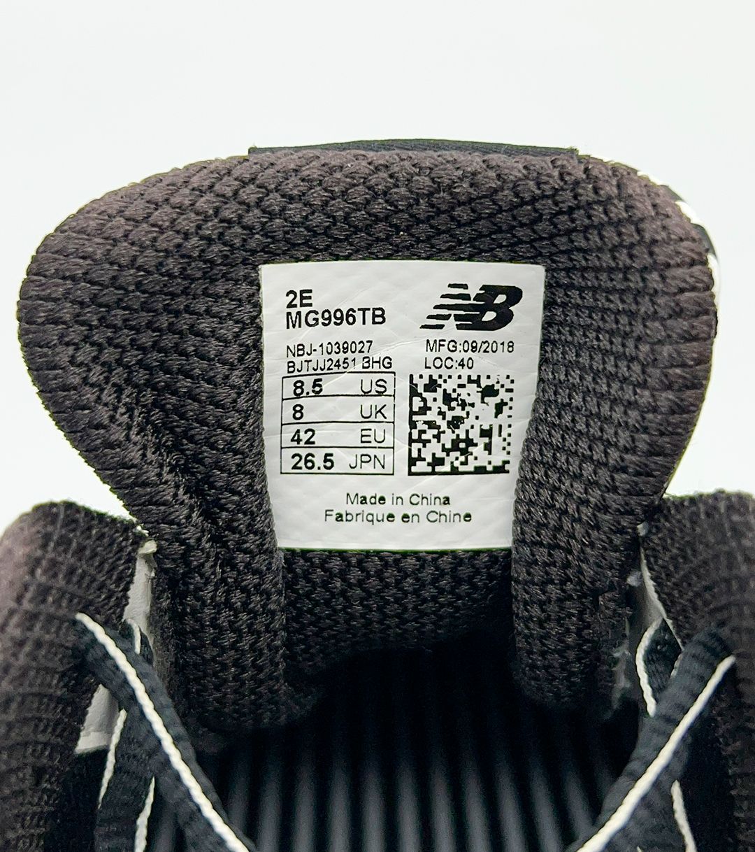NEW BALANCE GOLF ニューバランス MG996TB 500足限定 ゴルフシューズ ストライプ柄 ブラック系 28cm [240101497477] ゴルフウェア メンズ ストスト New Balance ニューバランス ゴルフシューズ 黒×白 MG996TB 500