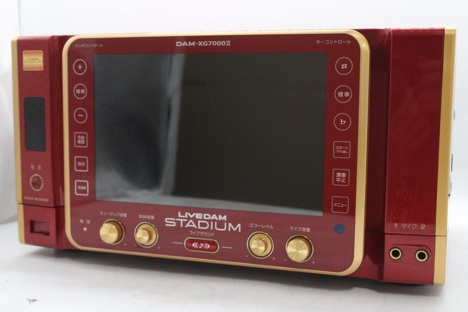 LIVE DAM STADIUM XG7000II カラオケ 第一興商 LIVE DAM STADIUM STAGE DAM-XG7000Ⅱ レッド ライブ