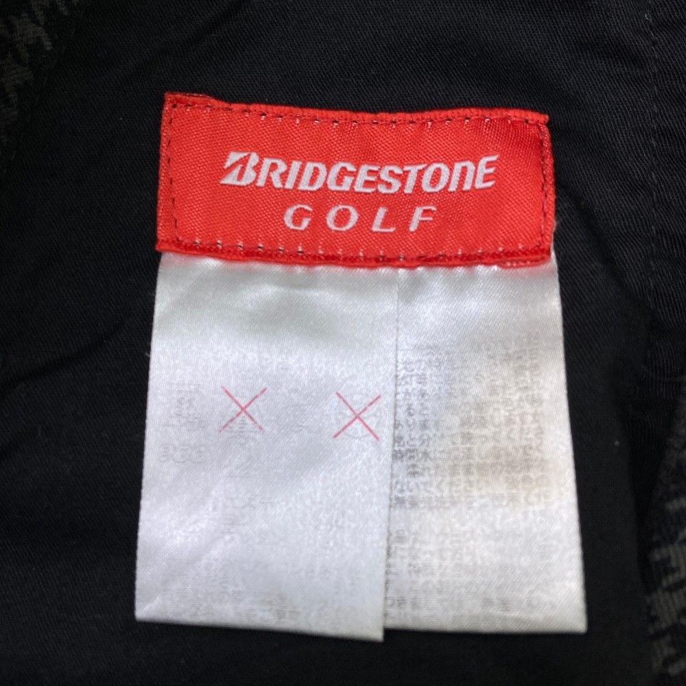 サイズ：82 BRIDGESTONE GOLF  ブリヂストンゴルフ  ロングパンツ 裏起毛 千鳥総柄 ブラック系 [240101228697] ゴルフウェア メンズ ストスト