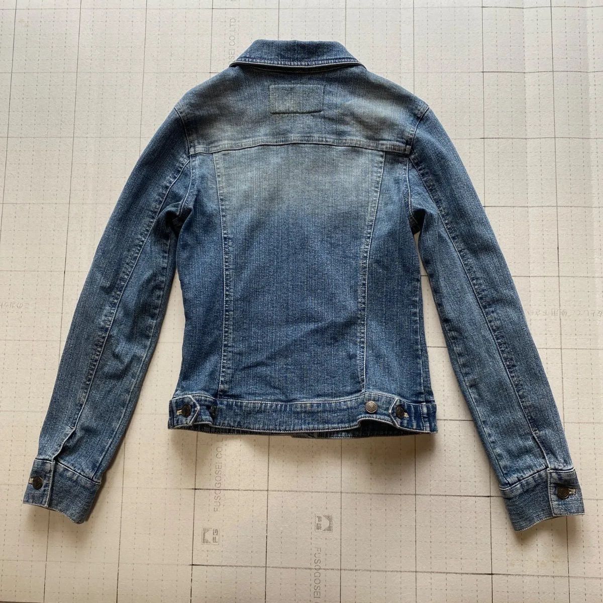 美品 レア 【CECIL Mc BEE】セシルマクビー ダメージデニムジャケット CECIL McBEE - セシルマクビー デニム ダメージ ジャケットの
