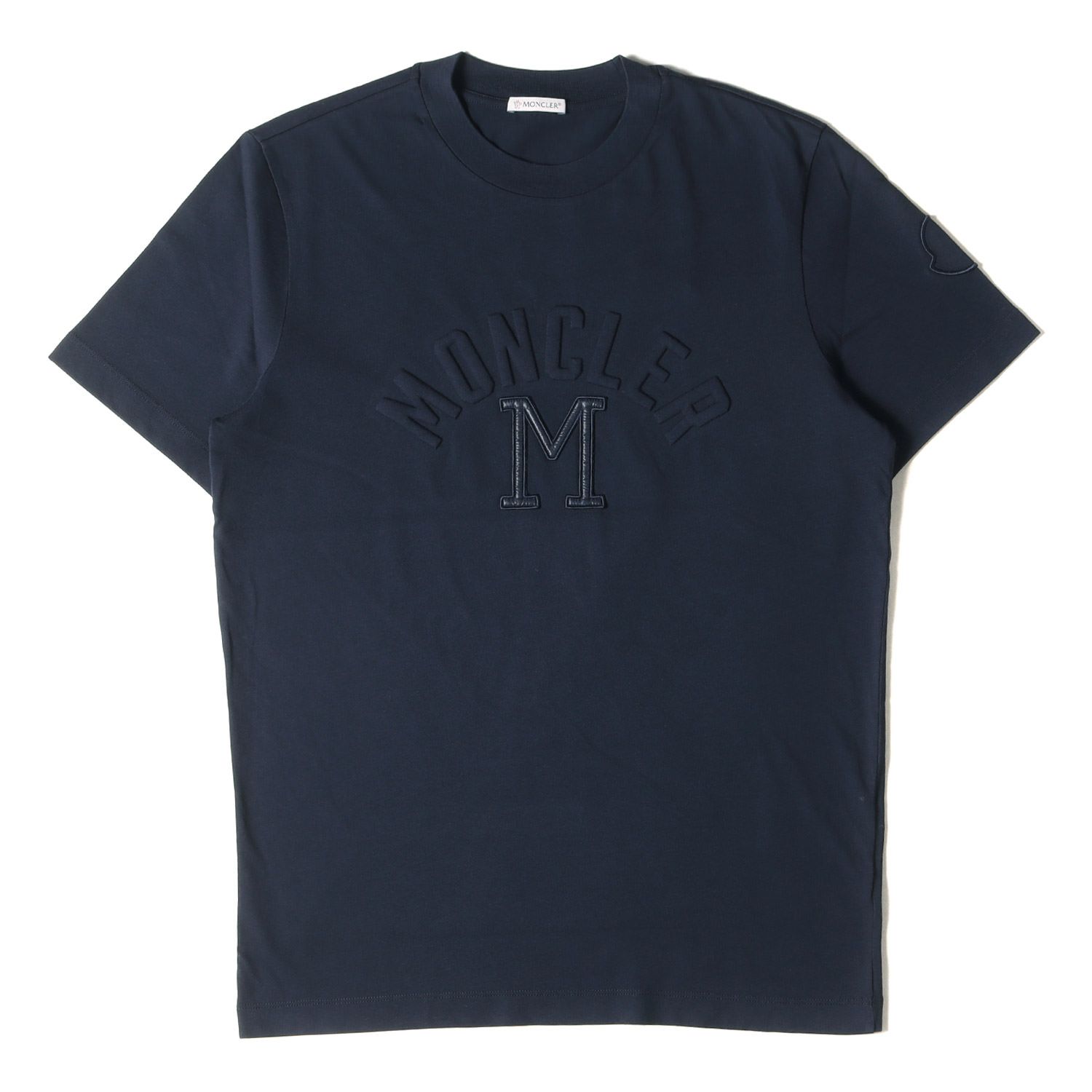 新品 MONCLER モンクレール Tシャツ サイズ:M 23SS エンボス ロゴ
