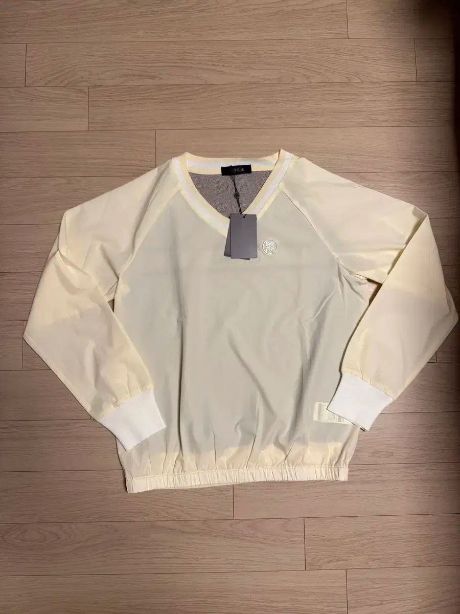 G FORE Vネック ウーブン ミックス ニットTシャツ Mサイズ