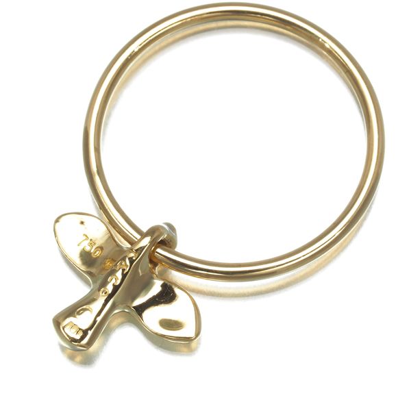 ティファニー リング バードクロス 12.5号 K18YG #170107 - メルカリ 