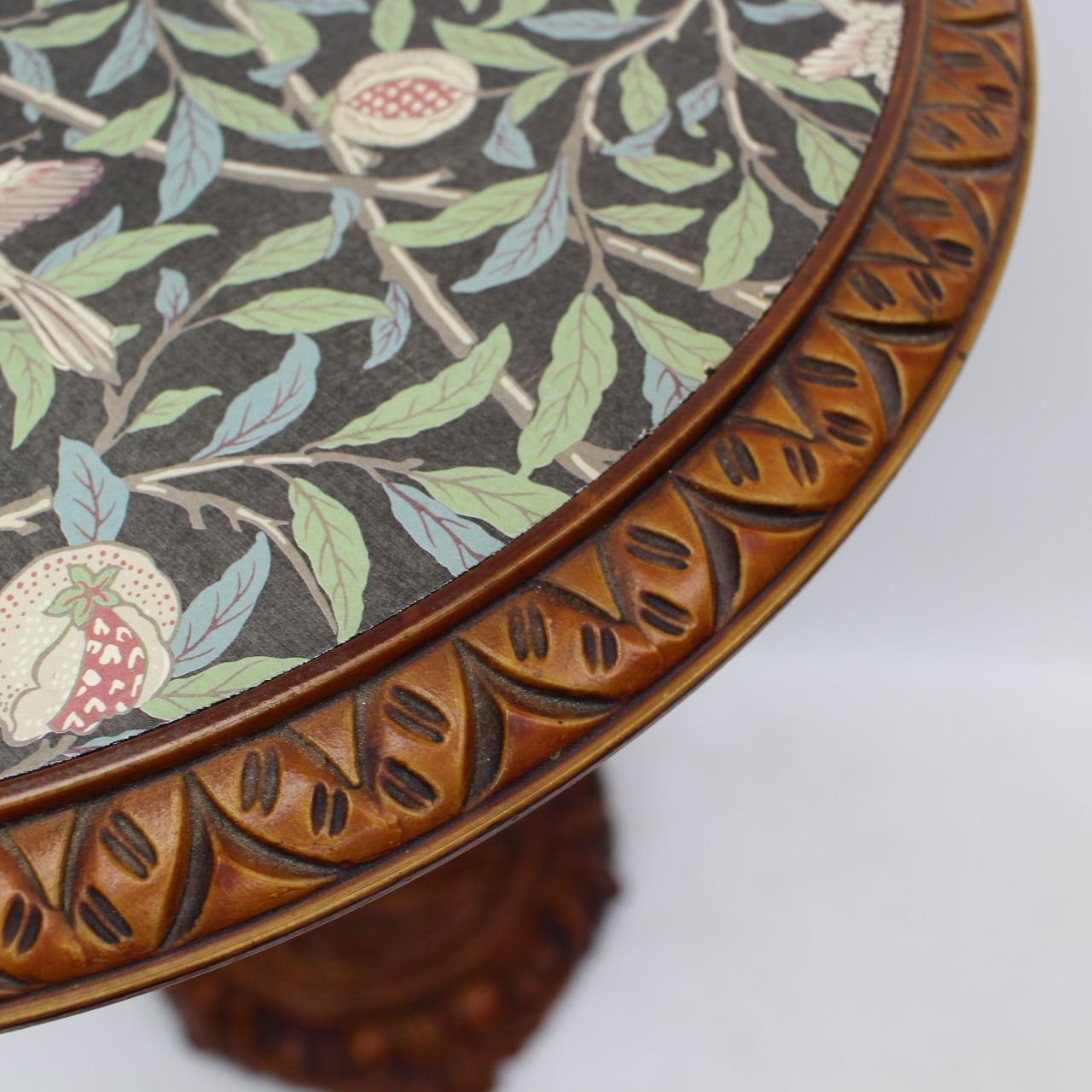 アンティークロココ調イタリア天使彫刻脚サイドテーブル 【公式通販】