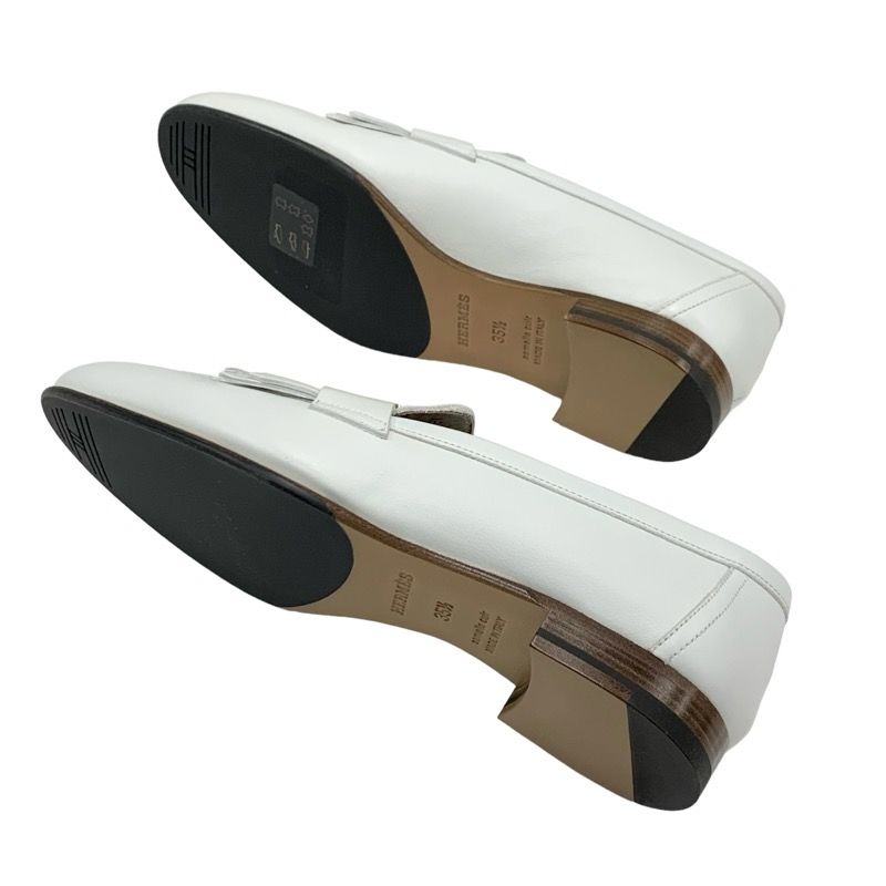 エルメス モカシン ロワイヤル レザー 泣かさ レディースサイズ35 1/2  