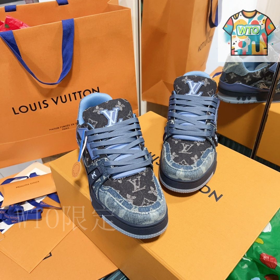 Louis Vuitton LV Trainer スニーカー カジュアルシューズ29-2