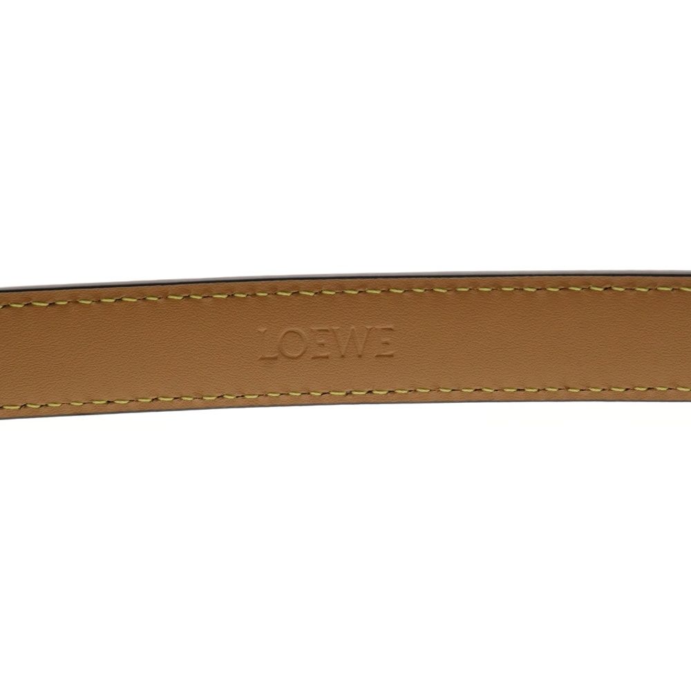 LOEWE (ロエベ) アナグラム ベルト ベージュ ゴールド金具