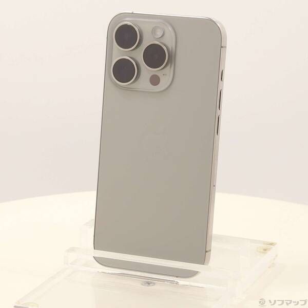 中古品〕 iPhone15 Pro 128GB ナチュラルチタニウム MTU93J／A