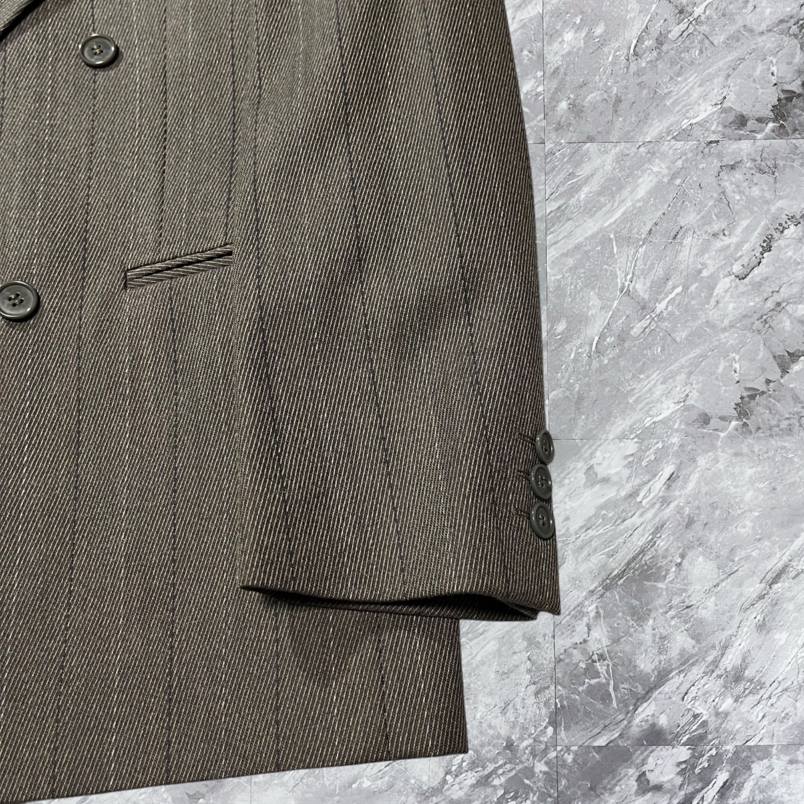 ダブルブレスト ストライプ