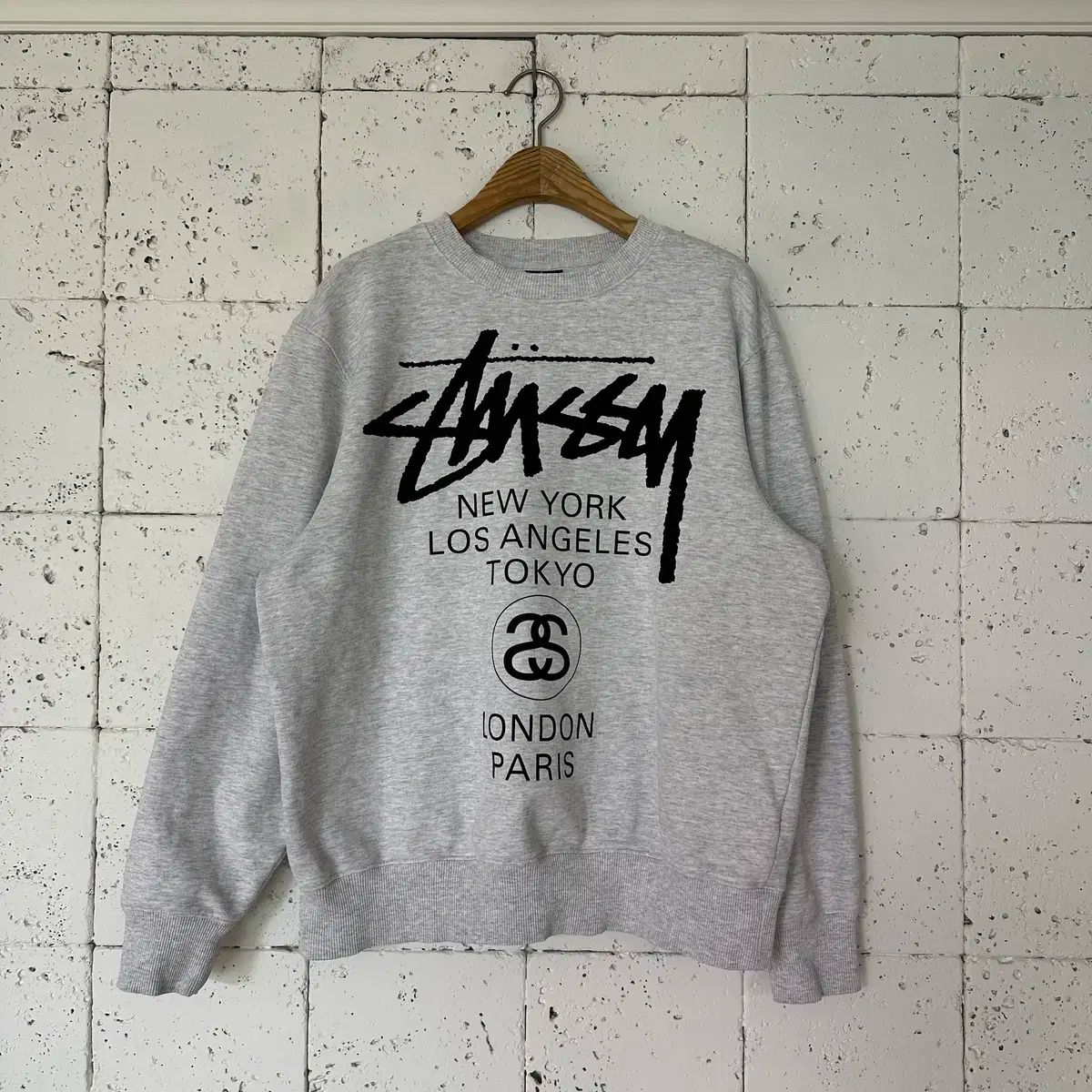 S STUSSY ステューシー ワールドツアー パーカー