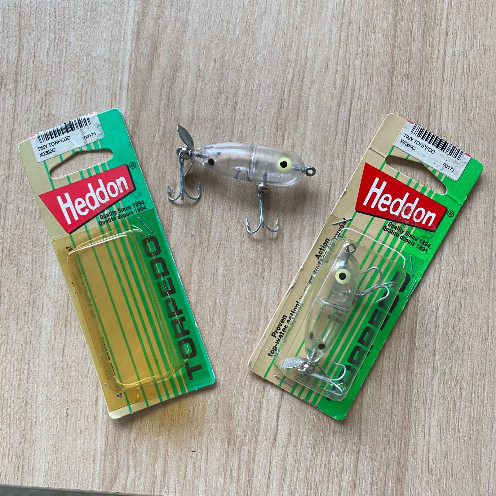 Heddon ヘドン タイニートーピードClear 2個セット - メルカリ