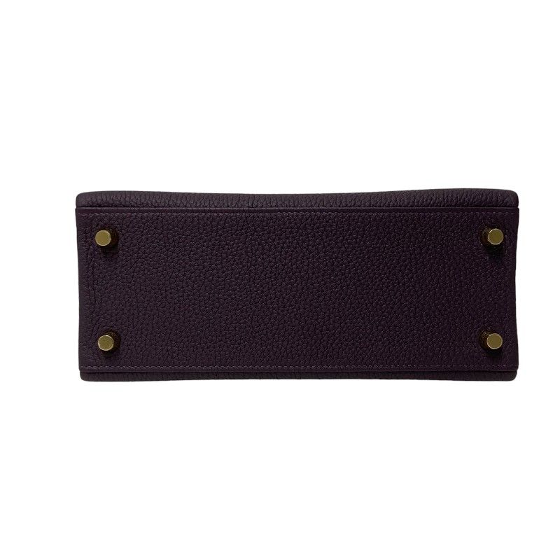 エルメス HERMES ケリー25 内縫い D刻印 レザン ゴールド金具 トゴ  