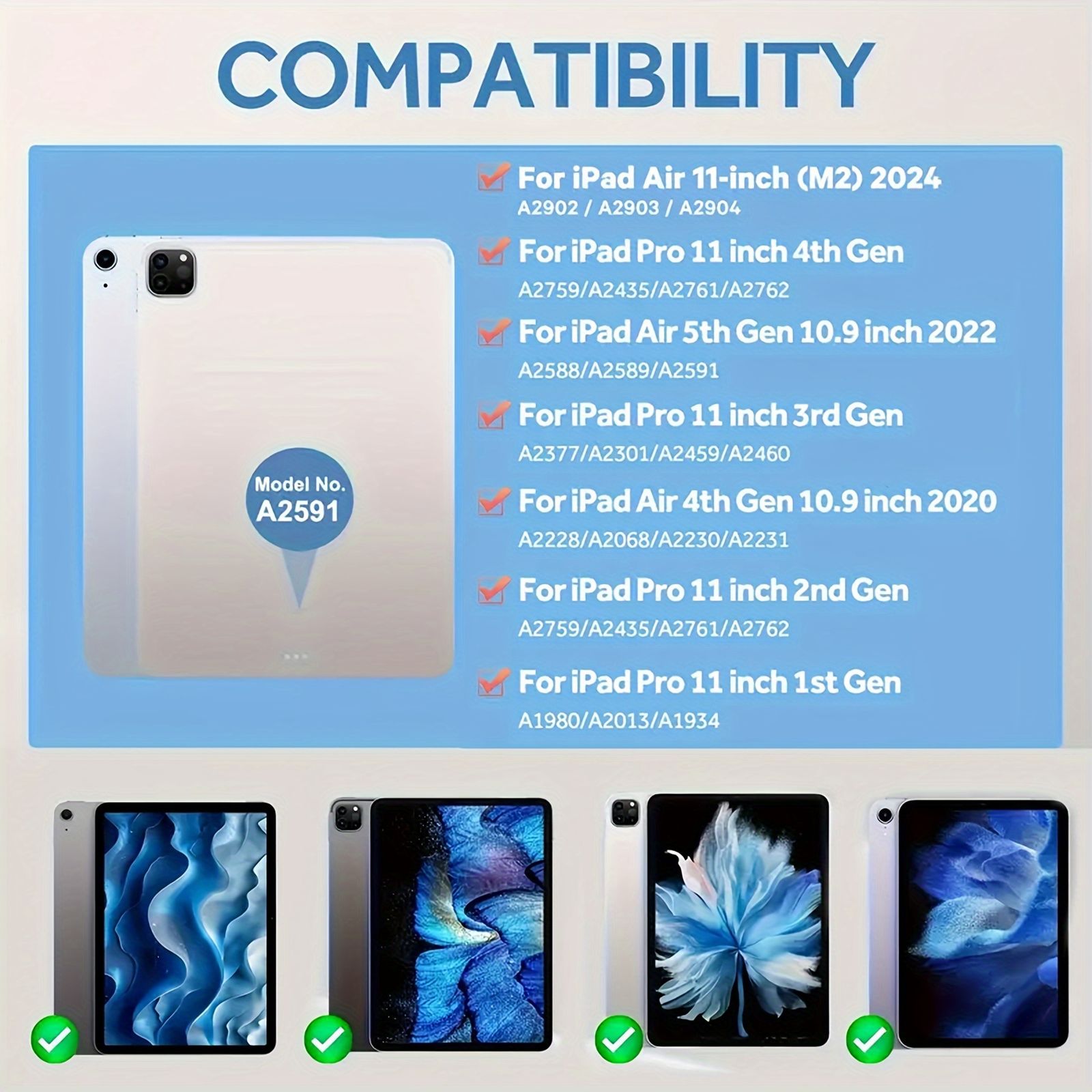 CHESONA iPad用魔法キーボードケースバックライト付きスタンド付きUSB充電tds