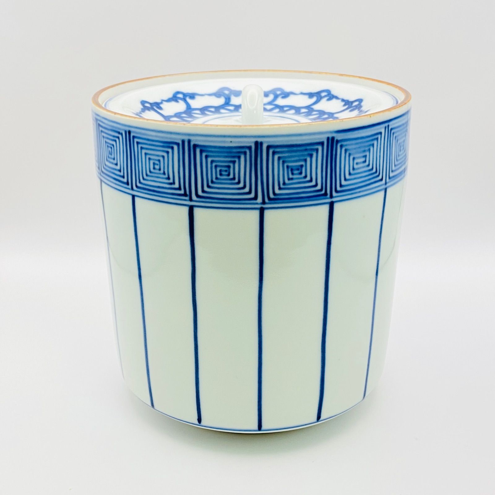 水指 染付桶側 加藤和峰 箱なし 茶道具 茶器 伝統工芸品 - メルカリ