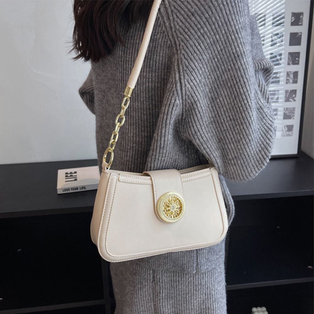 ミニショルダーバッグPUレザーレディース レトロバッグ 2WAY