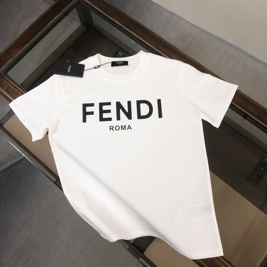 FENDI24春夏最新カップル半袖Tシャツ男女同型ya75