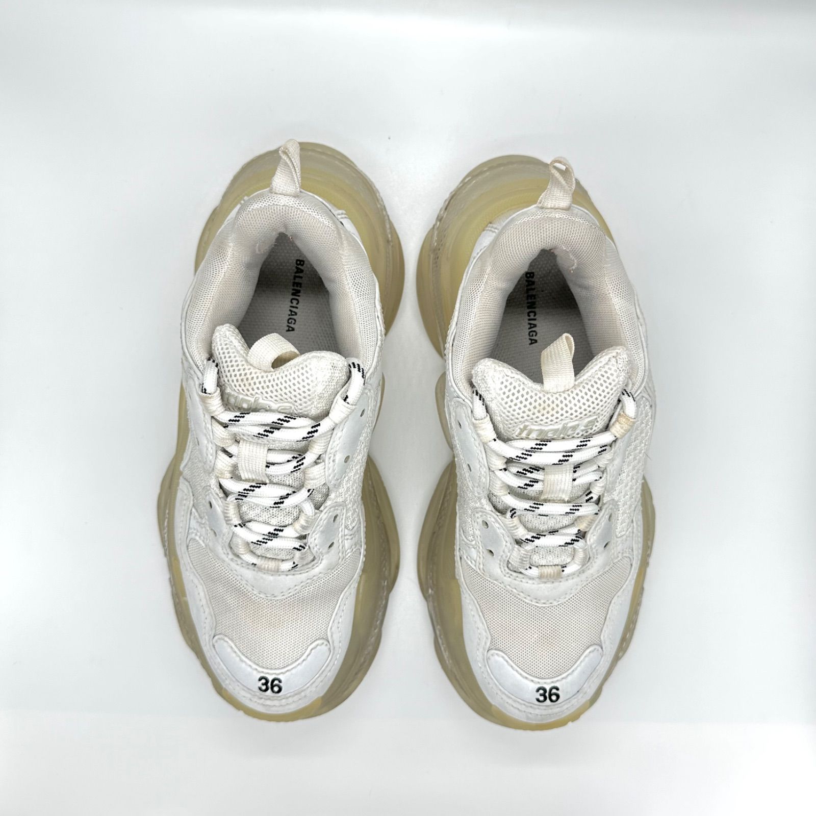 BALENCIAGA　バレンシアガ　トリプルS 36 24cm　ホワイト BALENCIAGA バレンシアガ トリプルS 36 24cm ホワイト