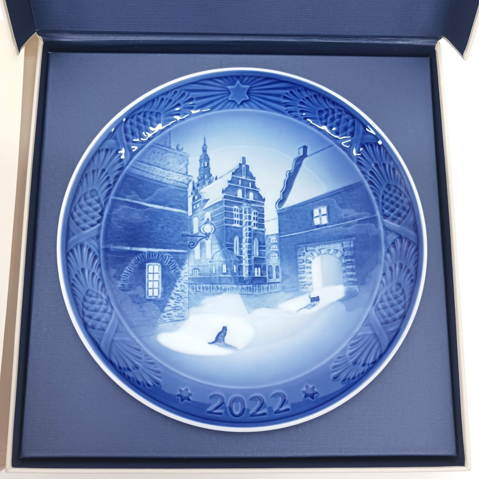 未使用✨ロイヤルコペンハーゲン 2022年 イヤープレート 箱付き クリスマス ROYAL COPENHAGEN ロイヤルコペンハーゲン 2022年 イヤー