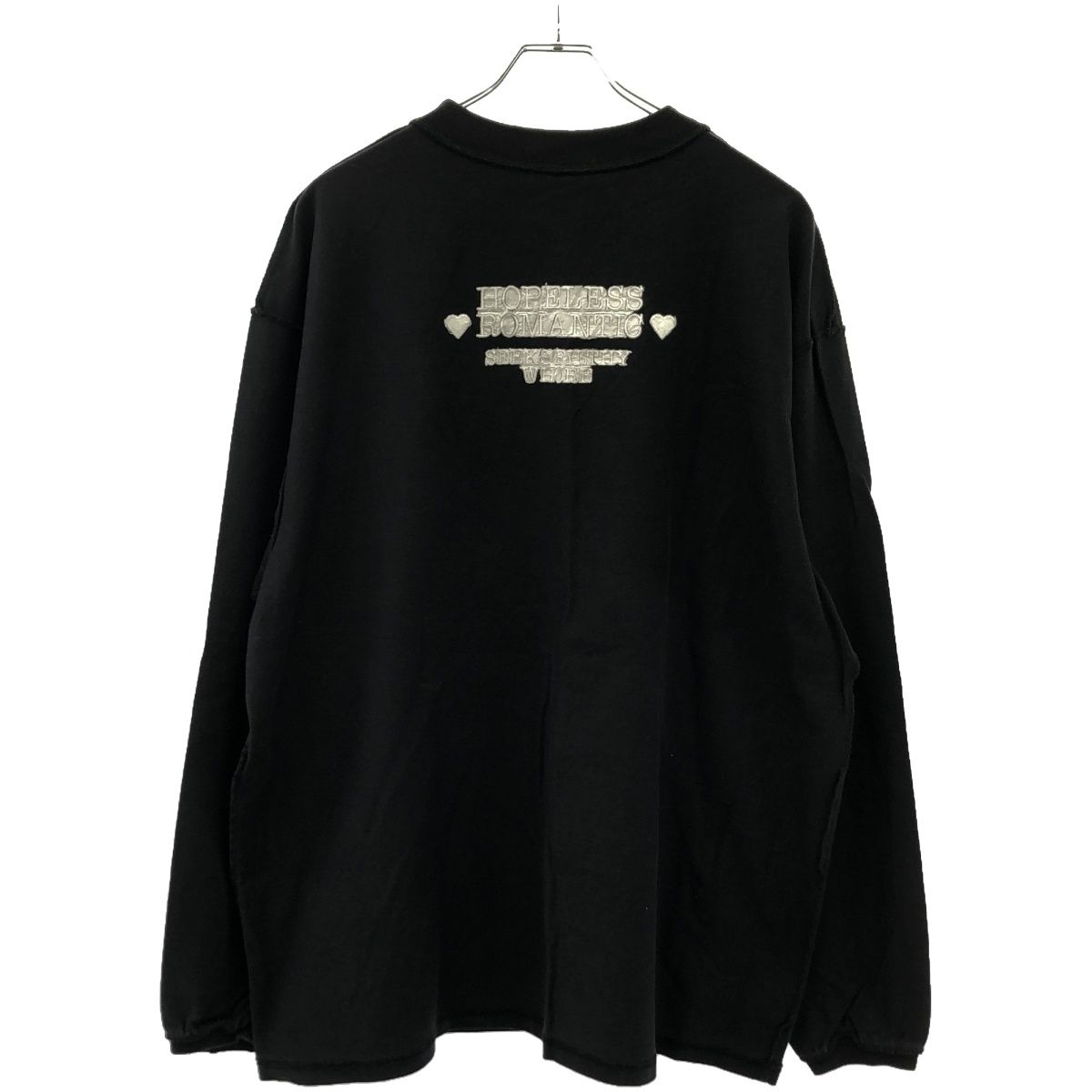 VETEMENTS ヴェトモン 18AW Hot Like Me Inside-Out インサイドアウトロングスリーブTシャツ UAH19TR318  ブラック S - メルカリ