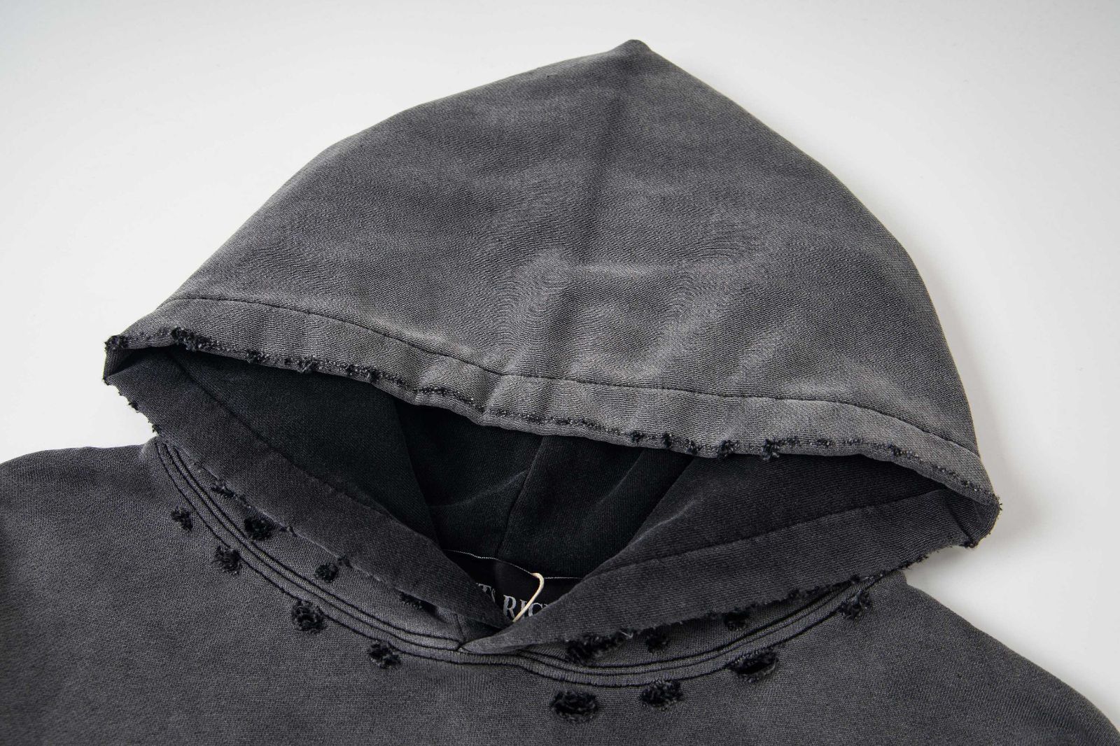 ♥ h ヴィンテージ風 ユニセックス ダメージ加工 キッズイラスト クラックプリント パーカー WWW_USTAUSTRALIA_COM_AU