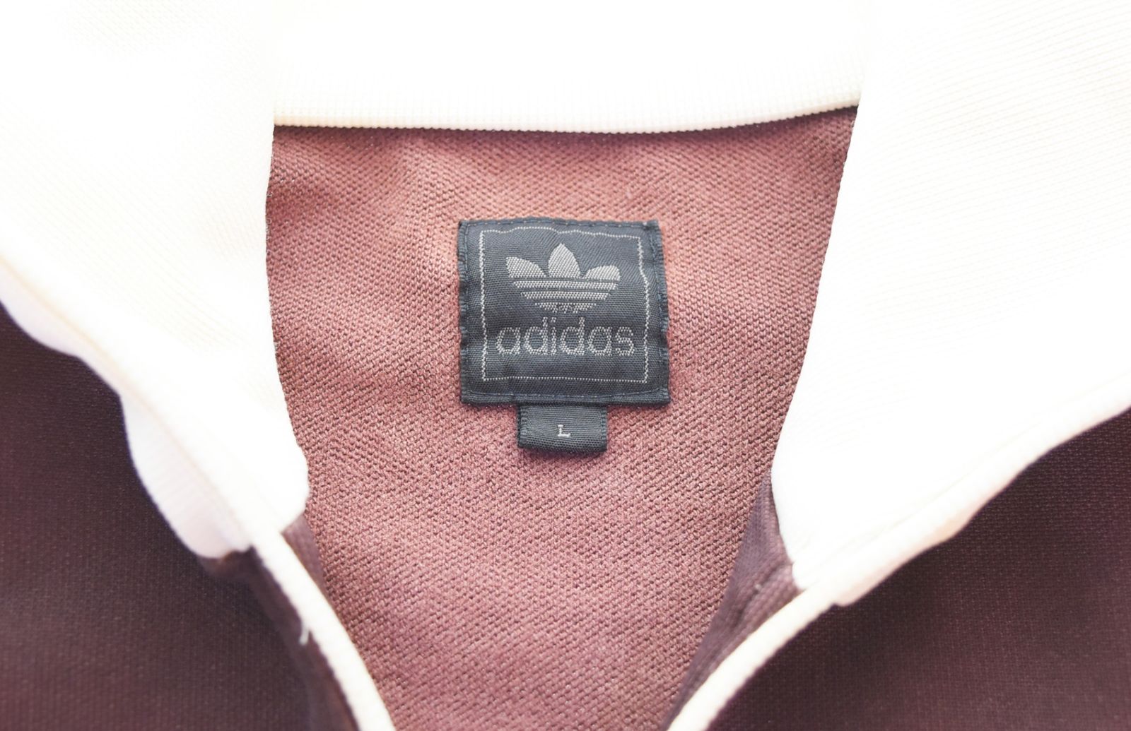 アディダス adidas 90s トラックジャケット ジャージ 袖ライン ジャケット ブラウン Lサイズ 103MT-3030 KANDAIZUMI_COM