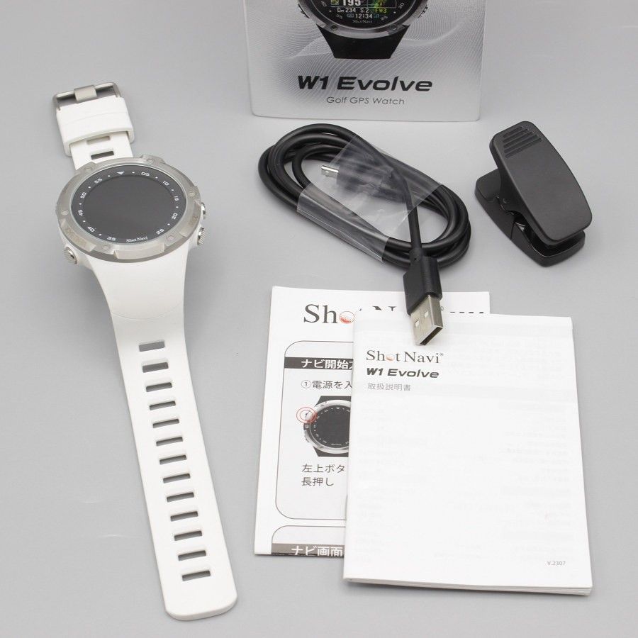 Shot Navi W1 Evolve WH ホワイト Shot Navi W1 Evolve GPSナビ