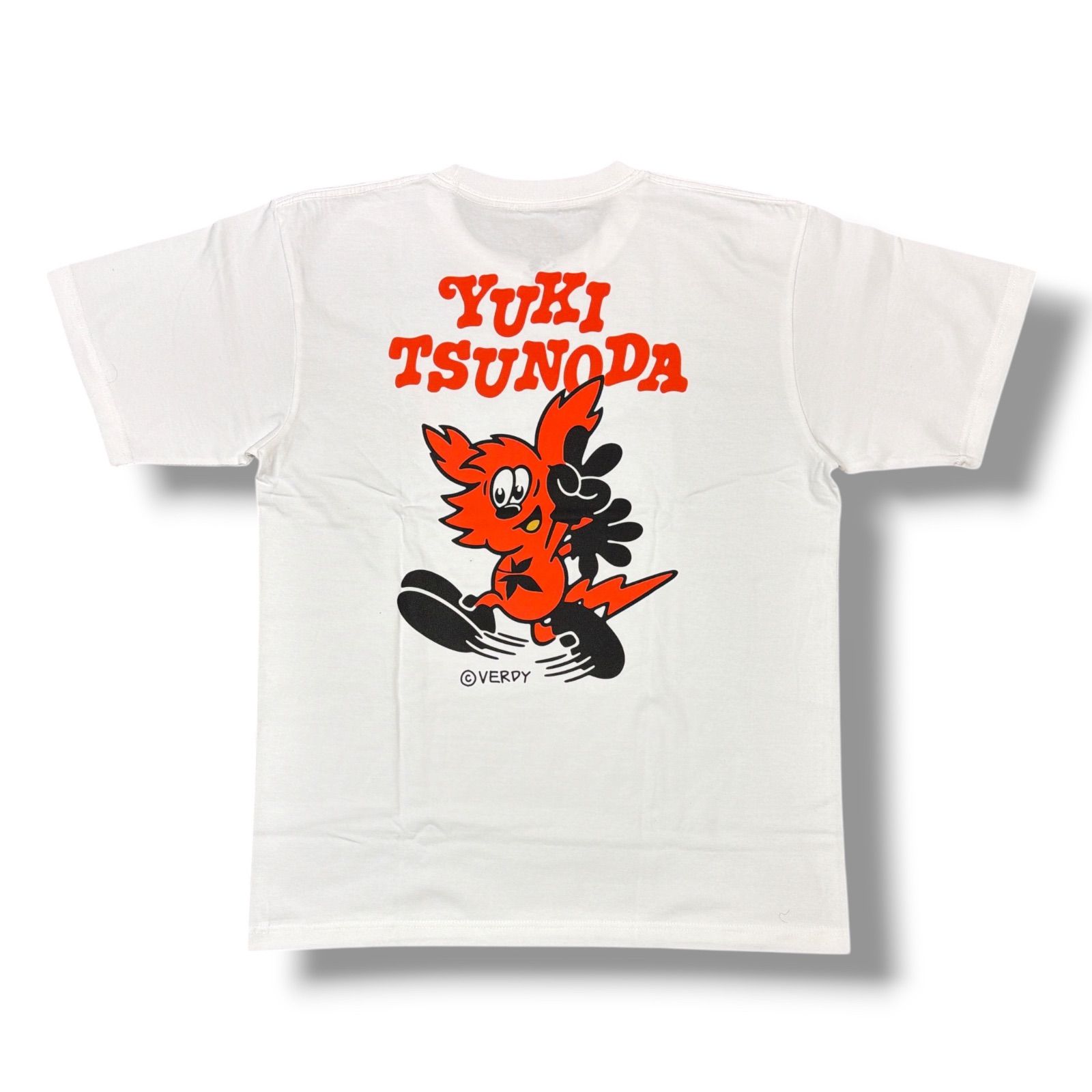 VERDY × Yuki Tsunoda 角田裕毅　ホワイト　Tシャツ S VERDY × Yuki Tsunoda 角田裕毅 ホワイト Tシャツ S 2XL 角田裕