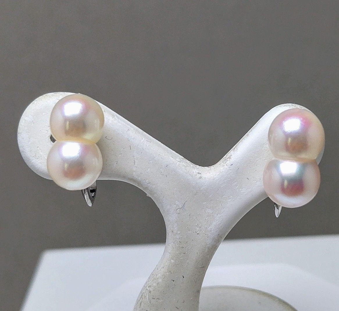 アコヤ真珠6.6から6.9 花珠級の照り 新品✨無調色⭐︎【花珠級】あこや真珠 本真珠ネックレス アコヤ