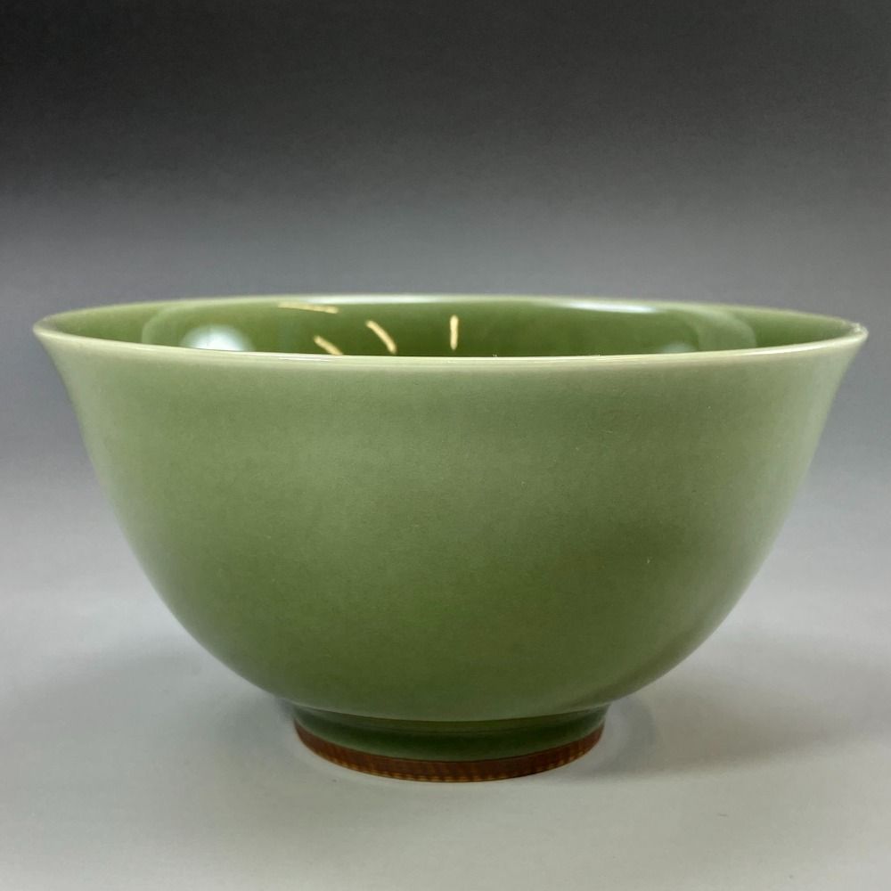 kyoyaki 京焼 三代 諏訪蘇山 造 天龍寺青瓷茶碗 青磁 陶磁器 _ 食器