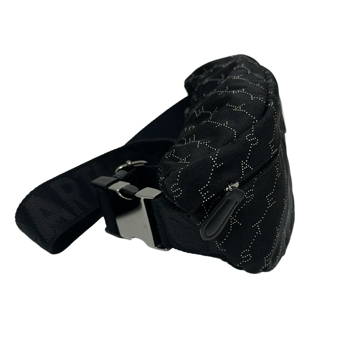 stellamccartney ステラマッカートニー ウエストポーチ ファラベラロゴGOベルトバッグ 570173 W8538 黒×白